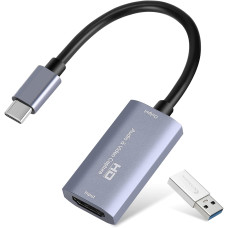 Карта видеозахвата Guermok карта захвата звука USB 3 0 HDMI USB C