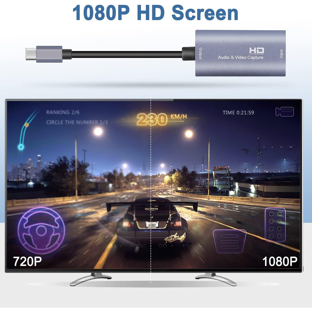 Карта видеозахвата Guermok карта захвата звука USB 3 0 HDMI USB C