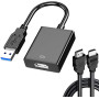 Адаптер з USB 3 0 на HDMI для підключення монітора телевізора або проєктора