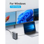 Док станция VENTION 15 в 1 с поддержкой трех мониторов 4K@60Hz