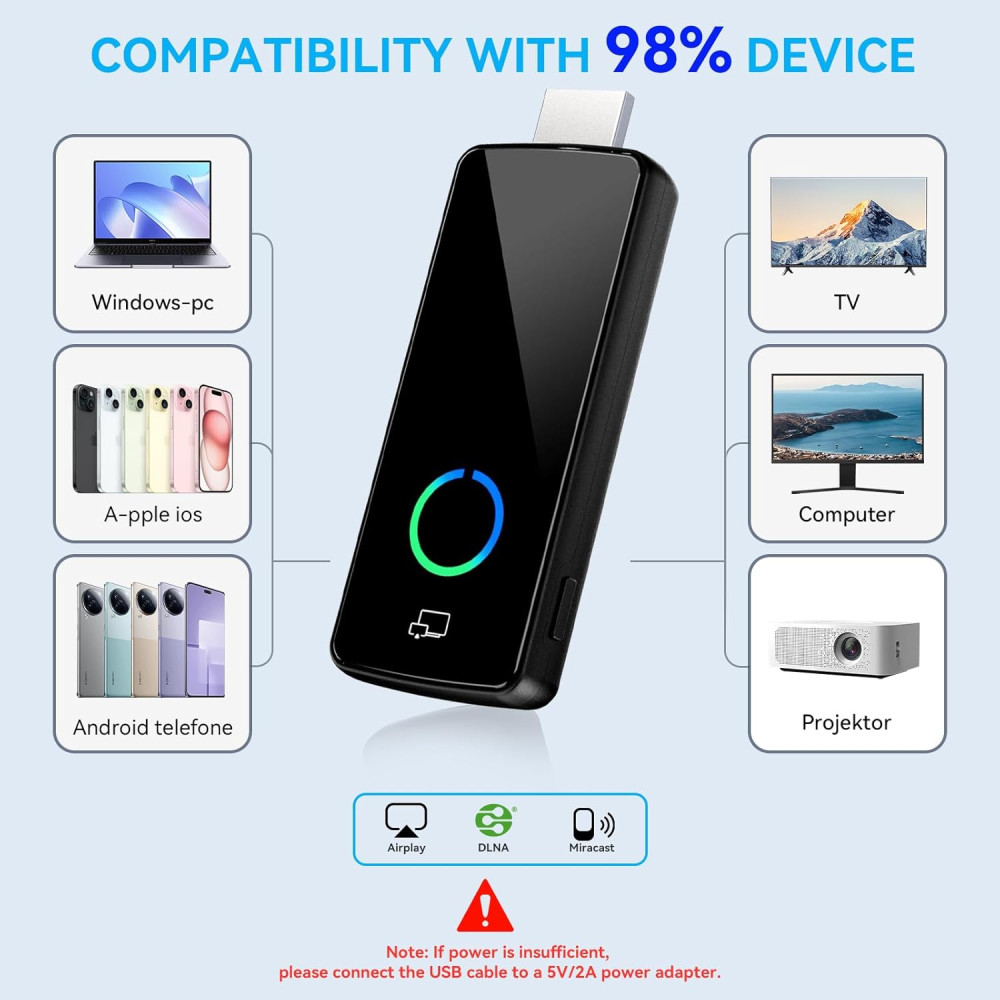 HDMI адаптер для трансляции Tongtion W3403 4K 30Hz