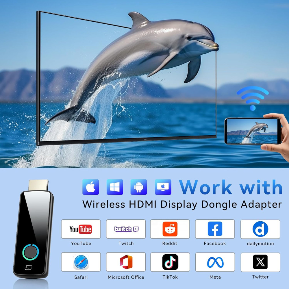 HDMI адаптер для трансляции Tongtion W3403 4K 30Hz
