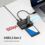Швидкісний USB-C адаптер 10Gbps для M 2 та SATA дисків UNITEK