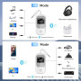 Bluetooth передатчик-приемник XENUS 5 3 OLED дисплей низкая задержка 2-в-1