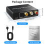 Аудио конвертер HDMI ARC Tihokile 192kHz оптический коаксиальный RCA 3,5мм
