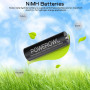 Перезаряжаемые батареи POWEROWL AA 2800mAh с умным зарядным устройством 8 шт