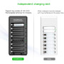 Перезаряжаемые батареи POWEROWL AA 2800mAh с умным зарядным устройством 8 шт