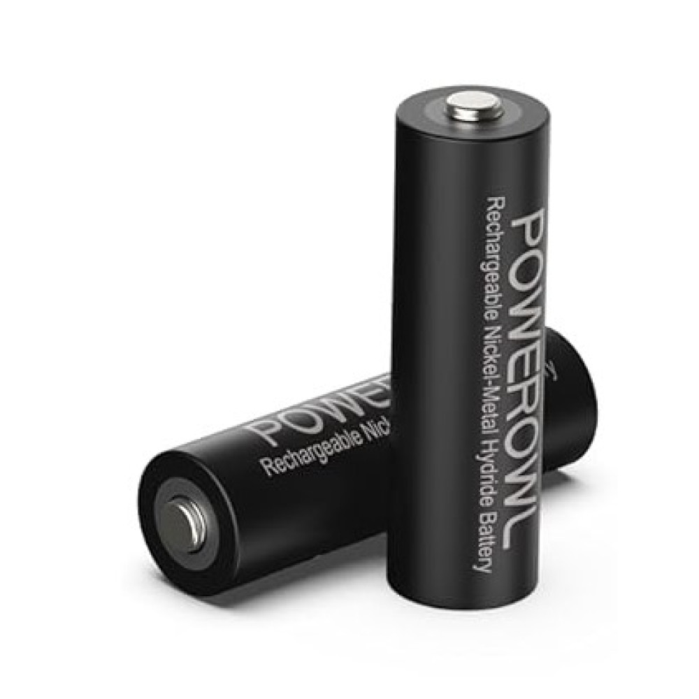 Перезаряжаемые батареи POWEROWL AA 2800mAh с умным зарядным устройством 8 шт