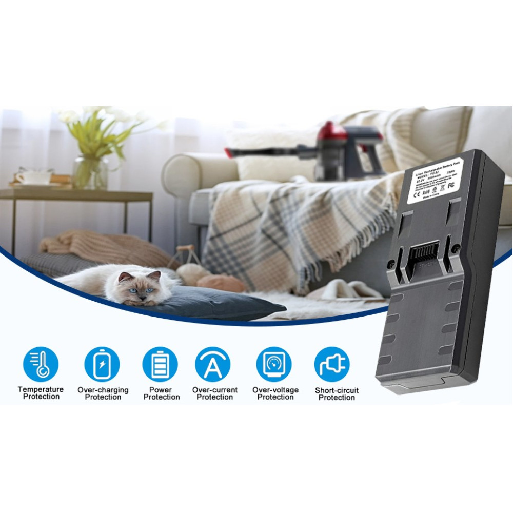 Сменный аккумулятор Remate ёмкостью 3500 мАч для модели Hoover 35601729, 22,2 В