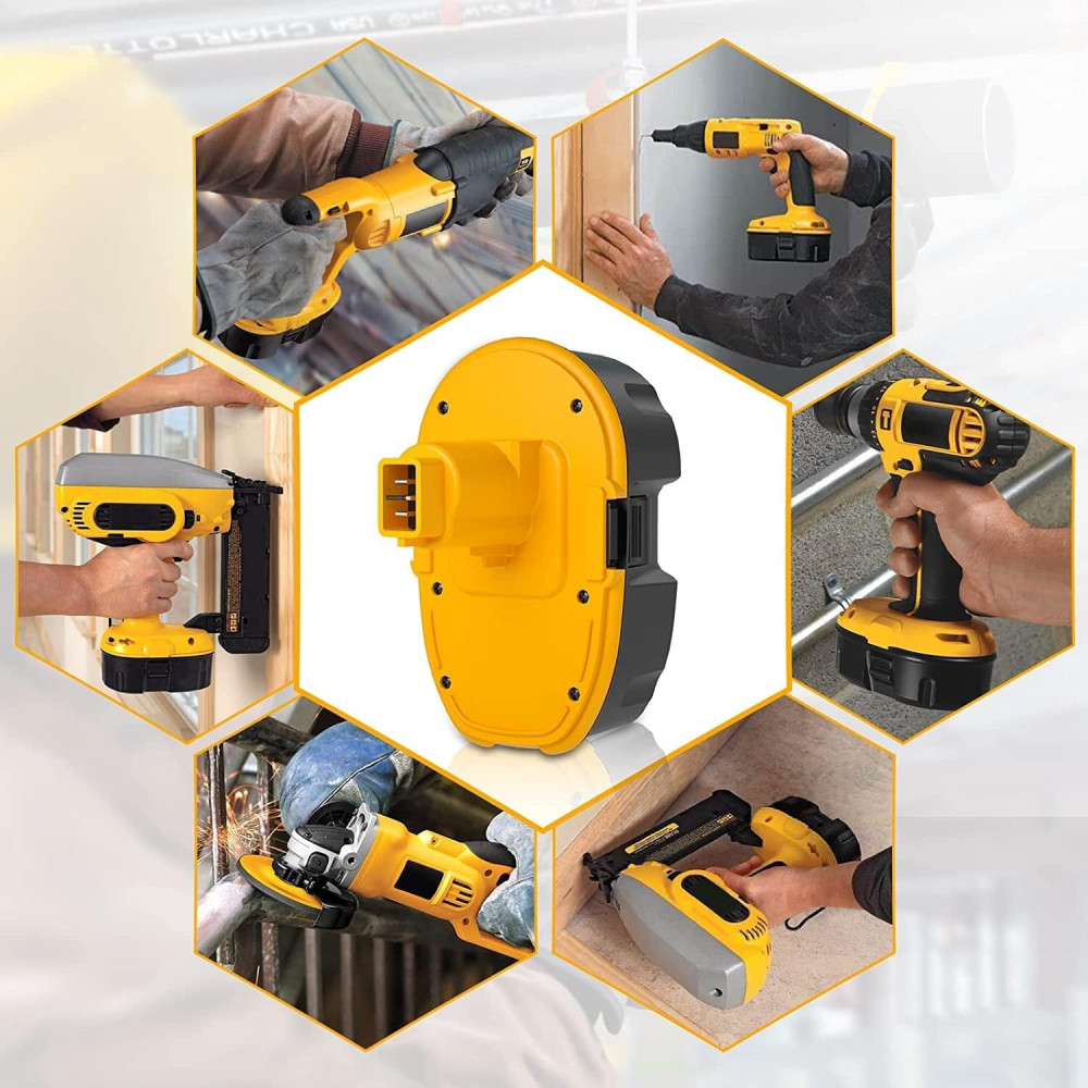 Сменная батарея 18V 5 0Ah JAUKIST для инструментов DeWalt DC9096 DC9098 DE9095 DW9096