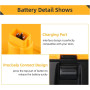 Сменная батарея 18V 5 0Ah JAUKIST для инструментов DeWalt DC9096 DC9098 DE9095 DW9096