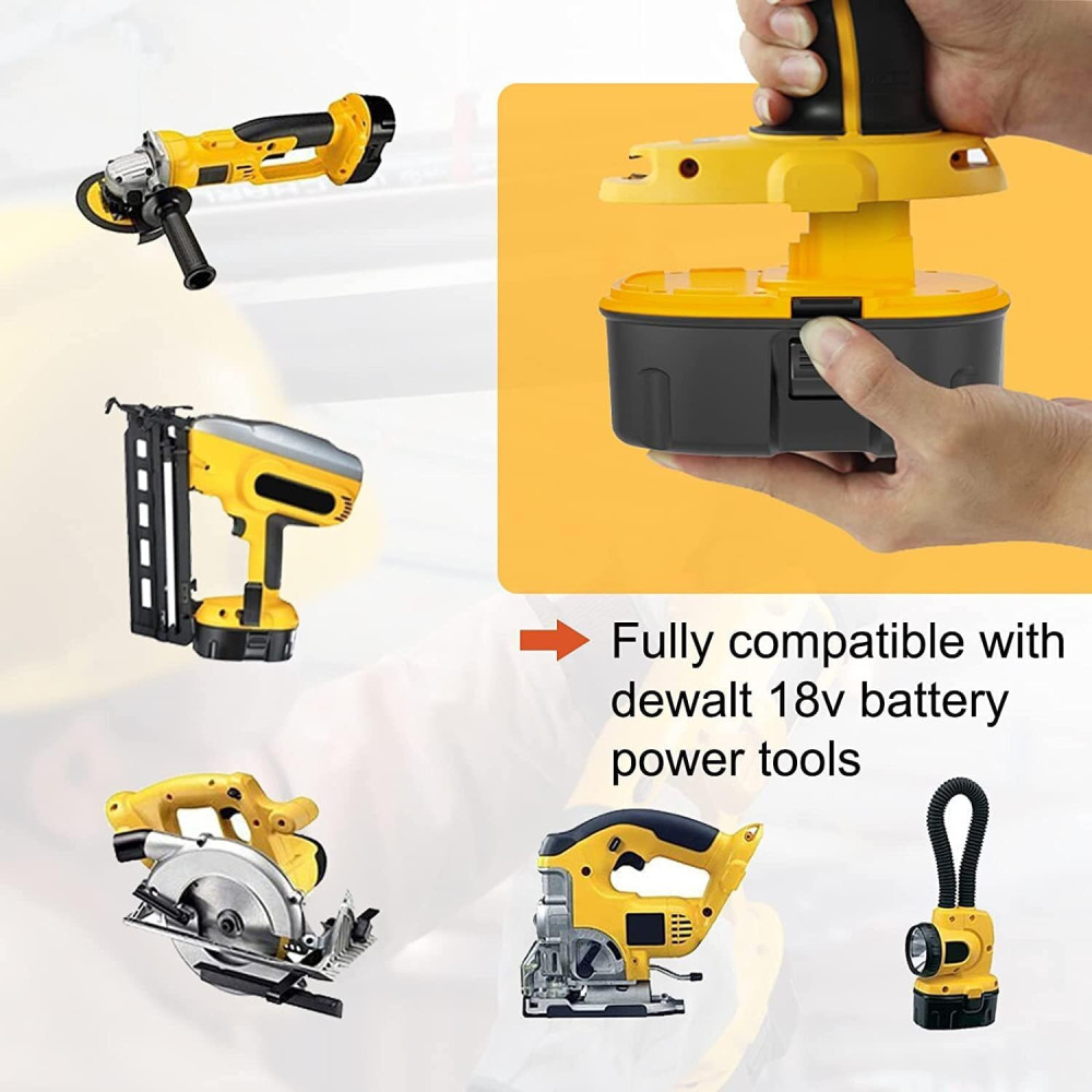 Сменная батарея 18V 5 0Ah JAUKIST для инструментов DeWalt DC9096 DC9098 DE9095 DW9096