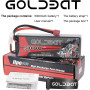 Литий полимерный аккумулятор GOLDBAT 2S 5000mAh 7 4V