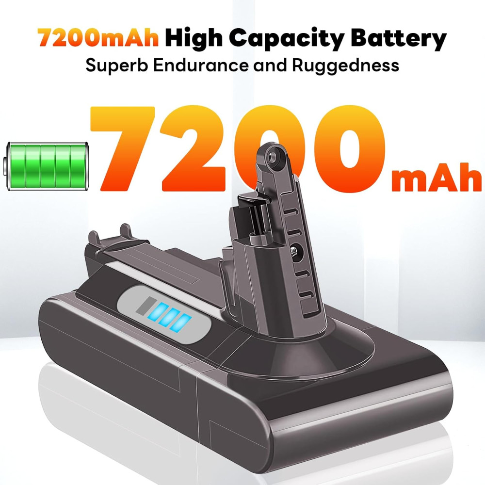 Аккумулятор DYS-V10 7200mAh 5 2V для Dyson V10 серии SV12