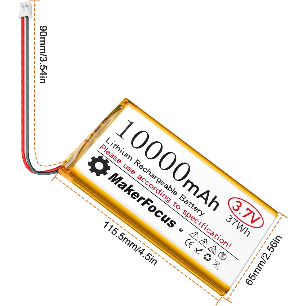 Аккумулятор Li-Pol 3 7V 10000mAh Seamuing с платой защиты