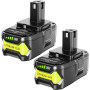 Аккумулятор FORNERGY 18V 5,0Ah Li-Ion для Ryobi One+ 2 шт с индикатором заряда