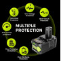 Аккумулятор FORNERGY 18V 5,0Ah Li-Ion для Ryobi One+ 2 шт с индикатором заряда