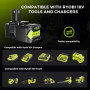 Аккумулятор FORNERGY 18V 5,0Ah Li-Ion для Ryobi One+ 2 шт с индикатором заряда