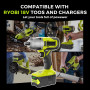 Аккумулятор FORNERGY 18V 5,0Ah Li-Ion для Ryobi One+ 2 шт с индикатором заряда
