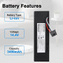 Аккумулятор 3400mAh для работы пылесоса Xiaomi Mop Mop Pro 14,4V