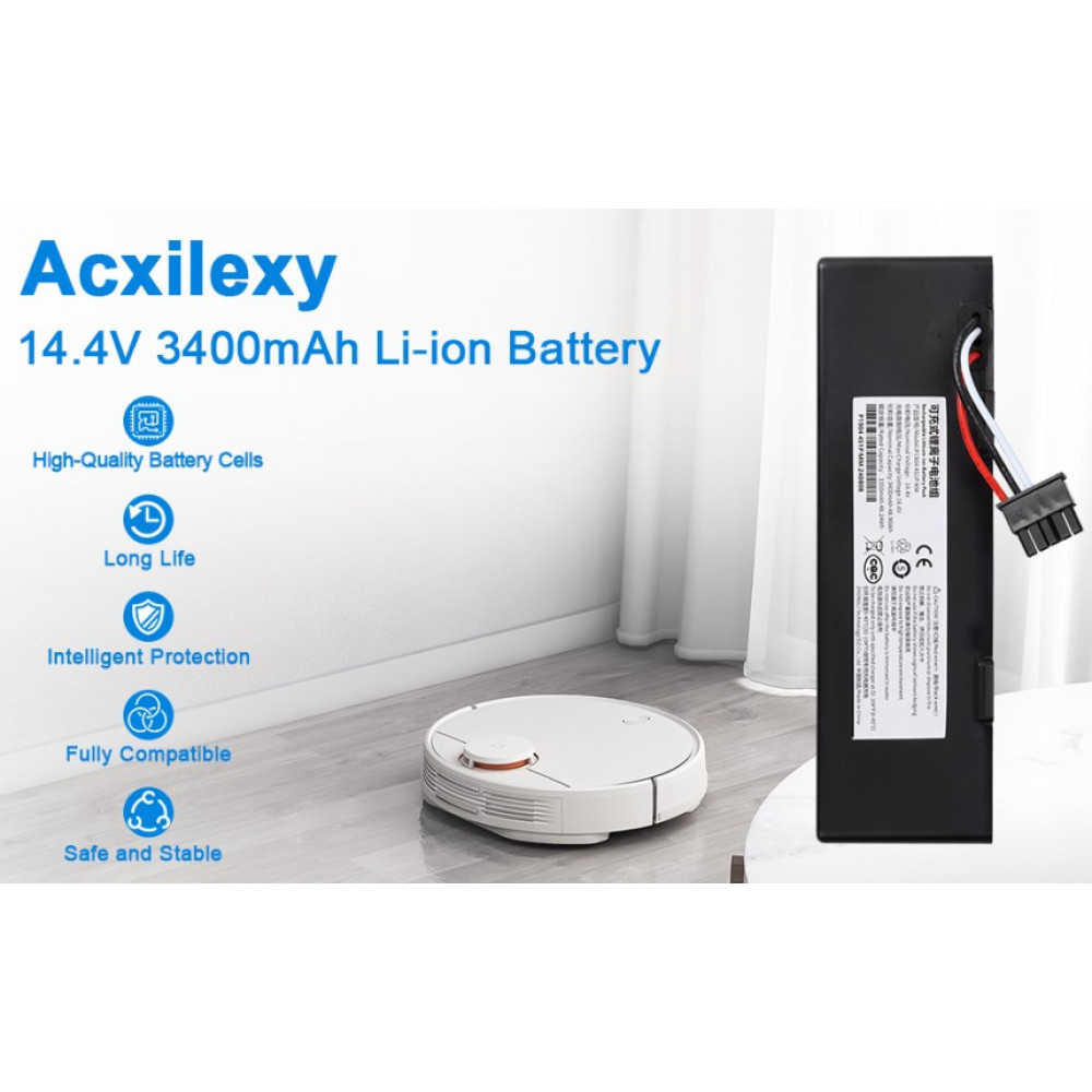 Аккумулятор 3400mAh для работы пылесоса Xiaomi Mop Mop Pro 14,4V