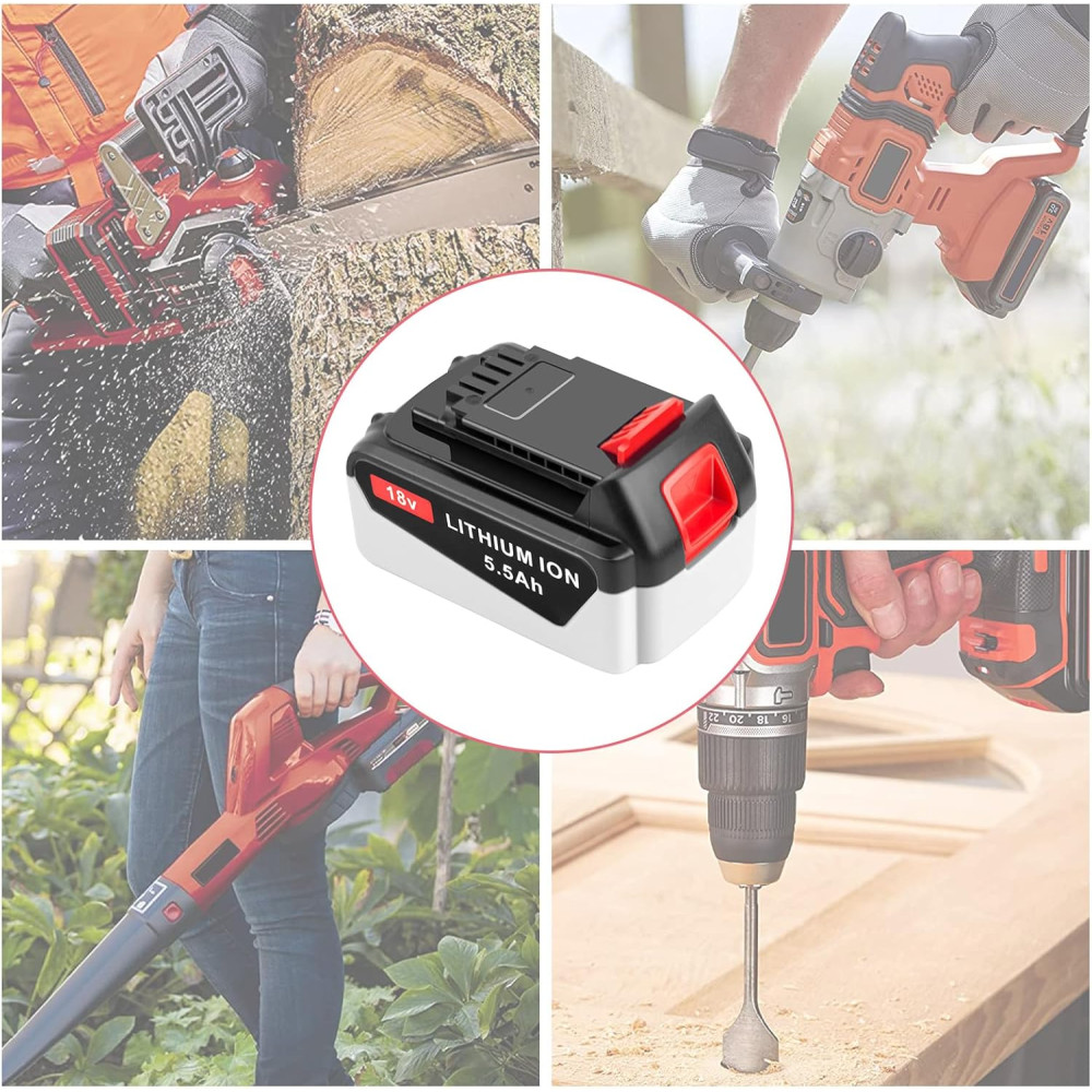 Аккумулятор 5 5Ah 18V EICHXO для Black Decker
