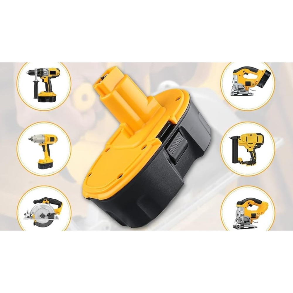 Сменная батарея 18V 5 0Ah JAUKIST для инструментов DeWalt DC9096 DC9098 DE9095 DW9096