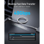 Кабель Anker Prime Thunderbolt 4 USB C to USB C 240W 40Gbps 1м поддержка 8K