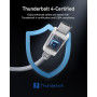 Кабель Anker Prime Thunderbolt 4 USB C to USB C 240W 40Gbps 1м поддержка 8K