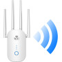 Усилитель сигнала WiFi Genetsy RE-758AC 1200 Мбит 4 антенн и 360 градусов покрытия
