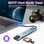 USB Hub Type-C кардридер-конвертер 8-в-1 MacBook, iPad. Ethernet, HDMI 4K