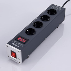 Сетевой фильтр питания Hi-Fi pailvens на 4 розетки с LCD-дисплеем