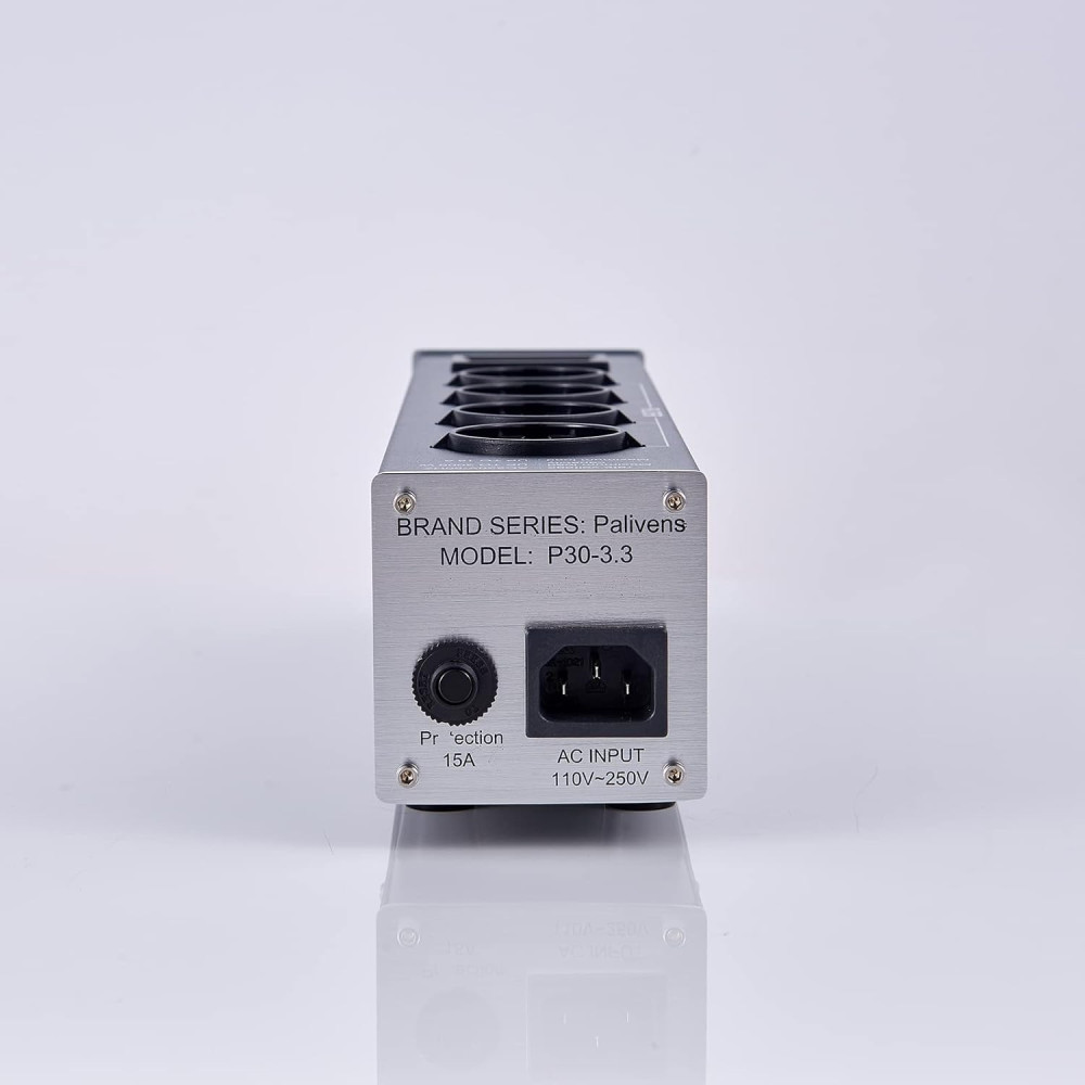 Сетевой фильтр питания Hi-Fi pailvens на 4 розетки с LCD-дисплеем