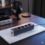 Сетевой фильтр питания Hi-Fi pailvens на 4 розетки с LCD-дисплеем