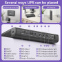 Аккумуляторный Mini UPS/Power Bank 25600 мАh для роутера модема и электроники 5V/9V/12V до 6A