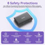 Аккумуляторный Mini UPS/Power Bank 25600 мАh для роутера модема и электроники 5V/9V/12V до 6A