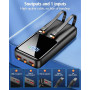 Power Bank CFIAI повербанк 15000 mAh со встроенными кабелями