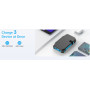Солнечный Power Bank Повербанк 26800 мАh USB C 18W водонепроницаемый IPX7