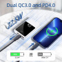 Power Bank Повербанк 10000 мАч SSY POWER быстрая зарядка 22 5W USB Type C