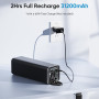 Повербанк для ноутбука Bayubesler 31200mAh 120W с розеткой AC PD 65W
