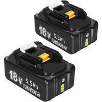 Б/У Акумулятор для інструменту Makita 18V 5,5Ah Aosroso комплект 2 шт Li-ion
