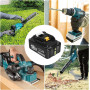 Б/У Аккумулятор для инструмента Makita 18V 5,5Ah Aosroso комплект 2 шт Li-ion