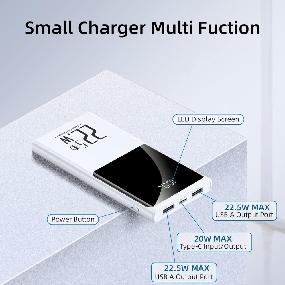 Повербанк IAIGG 10000mAh быстрая зарядка PD 22.5W