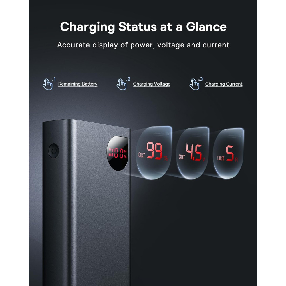 Power Bank Павербанк Baseus Adaman Metal 65W 20000mAh PPADM65-S