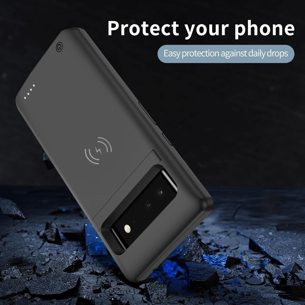 Чехол-аккумулятор Fraternize TY-106W 10000mAh для Pixel 8 Pro беспроводная зарядка