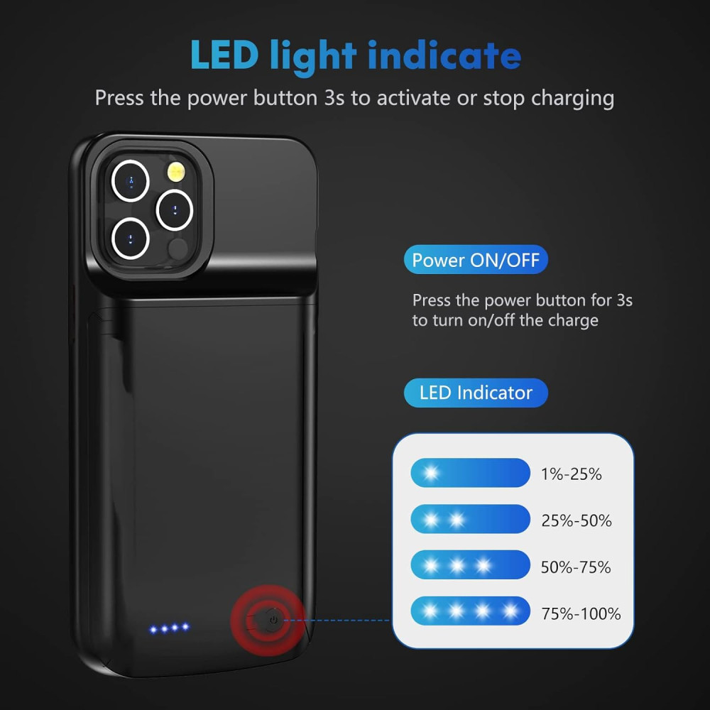 Чехол зарядка Fraternize для iPhone 16 Pro 7000 мАh