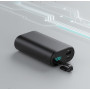 Power Bank Повербанк Ekrist 10800mAhз вбудованим USB C кабелем