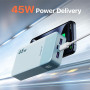 Повербанк JUOVI J2621 20000 мАh 45 Вт с LED дисплеем