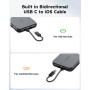 Power Bank Повербанк VEGER V1171 10000 мАh со встроенным кабелем iPhone Type C и быстрой зарядкой