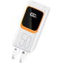 Power Bank Павербанк Powelephant 50000mAh с кабелями 22 5W быстрая зарядка